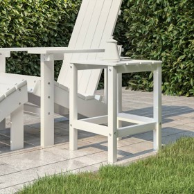 Mesa de jardín Adirondack HDPE blanca 38x38x46 cm de vidaXL, Mesas de jardín - Ref: Foro24-318641, Precio: 66,78 €, Descuento: %