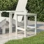 Mesa de jardín Adirondack HDPE blanca 38x38x46 cm de vidaXL, Mesas de jardín - Ref: Foro24-318641, Precio: 55,89 €, Descuento: %