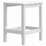 Mesa de jardín Adirondack HDPE blanca 38x38x46 cm de vidaXL, Mesas de jardín - Ref: Foro24-318641, Precio: 55,89 €, Descuento: %