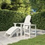 Mesa de jardín Adirondack HDPE blanca 38x38x46 cm de vidaXL, Mesas de jardín - Ref: Foro24-318641, Precio: 66,78 €, Descuento: %