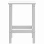 Mesa de jardín Adirondack HDPE blanca 38x38x46 cm de vidaXL, Mesas de jardín - Ref: Foro24-318641, Precio: 66,78 €, Descuento: %
