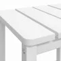 Mesa de jardín Adirondack HDPE blanca 38x38x46 cm de vidaXL, Mesas de jardín - Ref: Foro24-318641, Precio: 55,89 €, Descuento: %