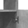 Aparador alto madera de ingeniería gris hormigón 92x33x140 cm en Librerías y estanterías | Comprar online en Foru.es