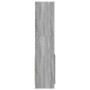 Aparador alto madera de ingeniería gris Sonoma 92x33x140 cm en Librerías y estanterías | Comprar online en Foru.es