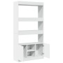 Aparador alto madera de ingeniería blanco 92x33x180 cm en Librerías y estanterías | Comprar online en Foru.es