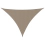 Toldo de vela triangular tela Oxford gris taupe 4x5x6,4 m en Sombrillas | Comprar online en Foru.es