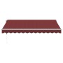 Toldo retráctil automático burdeos 350x250 cm en Toldos | Comprar online en Foru.es