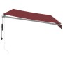Toldo retráctil automático burdeos 350x250 cm en Toldos | Comprar online en Foru.es