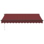 Toldo retráctil automático burdeos 350x250 cm en Toldos | Comprar online en Foru.es
