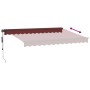 Toldo retráctil automático burdeos 350x250 cm en Toldos | Comprar online en Foru.es
