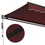 Toldo retráctil automático burdeos 350x250 cm en Toldos | Comprar online en Foru.es