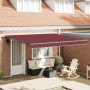 Toldo retráctil automático burdeos 400x300 cm en Toldos | Comprar online en Foru.es