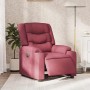 Sillón reclinable eléctrico tela rojo tinto en Sillones | Comprar online en Foru.es