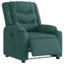 Sillón reclinable eléctrico tela verde oscuro en Sillones | Comprar online en Foru.es