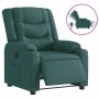 Sillón reclinable eléctrico tela verde oscuro en Sillones | Comprar online en Foru.es