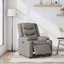 Sillón reclinable eléctrico tela gris taupé en Sillones | Comprar online en Foru.es