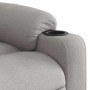 Sillón reclinable eléctrico de tela gris nube en Sillones | Comprar online en Foru.es