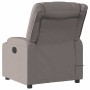 Sillón reclinable de masaje eléctrico tela gris taupe en Sillones | Comprar online en Foru.es