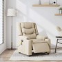 Sillón reclinable de masaje eléctrico tela color crema en Sillones | Comprar online en Foru.es