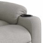 Sillón reclinable de masaje eléctrico tela gris nube en Sillones | Comprar online en Foru.es