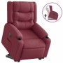 Sillón reclinable elevable tela rojo tinto en Sillones | Comprar online en Foru.es