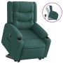 Sillón reclinable elevable tela verde oscuro en Sillones | Comprar online en Foru.es