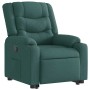 Sillón reclinable elevable tela verde oscuro en Sillones | Comprar online en Foru.es