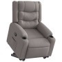 Sillón reclinable elevable tela gris taupe en Sillones | Comprar online en Foru.es