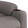 Sillón reclinable elevable tela gris taupe en Sillones | Comprar online en Foru.es