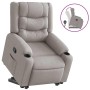 Sillón reclinable elevable de tela gris nube en Sillones | Comprar online en Foru.es