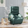 Silla de masaje reclinable de pie de tela verde oscura en Sillones | Comprar online en Foru.es