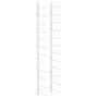 Wall wine rack for 24 white iron bottles by vidaXL, Wine racks - Ref: Foro24-340883, Price: 48,10 €, Discount: %