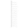 Wall wine rack for 24 white iron bottles by vidaXL, Wine racks - Ref: Foro24-340883, Price: 48,10 €, Discount: %