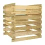 Compostador de listones madera pino impregnada 90x90x90 cm de vidaXL, Compostadores - Ref: Foro24-318377, Precio: 54,27 €, De...