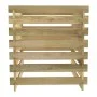 Compostador de listones madera pino impregnada 90x90x90 cm de vidaXL, Compostadores - Ref: Foro24-318377, Precio: 54,27 €, De...