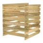 Compostador de listones madera pino impregnada 90x90x90 cm de vidaXL, Compostadores - Ref: Foro24-318377, Precio: 55,18 €, De...