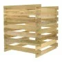 Compostador de listones madera pino impregnada 90x90x90 cm de vidaXL, Compostadores - Ref: Foro24-318377, Precio: 54,27 €, De...