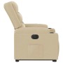 Sillón eléctrico reclinable elevable de tela color crema en Sillones | Comprar online en Foru.es
