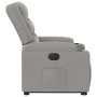 Sillón eléctrico reclinable elevable de tela gris nube en Sillones | Comprar online en Foru.es