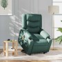 Sillón masaje eléctrico reclinable elevable tela verde oscuro en Sillones | Comprar online en Foru.es