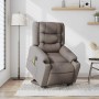 Sillón de masaje eléctrico reclinable elevable tela taupé en Sillones | Comprar online en Foru.es