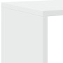 Estantería librería madera ingeniería blanca 137,5x29x137,5 cm en Librerías y estanterías | Comprar online en Foru.es
