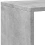 Estantería madera de ingeniería gris hormigón 137,5x29x137,5 cm en Librerías y estanterías | Comprar online en Foru.es