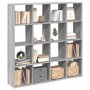 Estantería madera de ingeniería gris Sonoma 137,5x29x137,5 cm en Librerías y estanterías | Comprar online en Foru.es