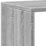 Estantería madera de ingeniería gris Sonoma 137,5x29x137,5 cm en Librerías y estanterías | Comprar online en Foru.es
