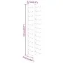 Botellero de pared para 24 botellas hierro dorado de vidaXL, Botelleros - Ref: Foro24-340884, Precio: 49,14 €, Descuento: %