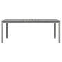Mesa de jardín madera maciza de acacia gris 200x100x75 cm de vidaXL, Mesas de jardín - Ref: Foro24-318745, Precio: 313,50 €, ...