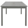Mesa de jardín madera maciza de acacia gris 200x100x75 cm de vidaXL, Mesas de jardín - Ref: Foro24-318745, Precio: 313,50 €, ...