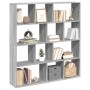 Estantería madera de ingeniería gris Sonoma 132x29x141,5 cm en Librerías y estanterías | Comprar online en Foru.es