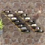 Botellero de pared para 7 botellas 2 unidades metal dorado de vidaXL, Botelleros - Ref: Foro24-340899, Precio: 64,02 €, Descu...